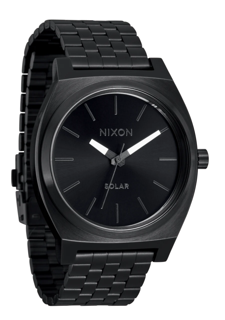 Nixon Nixon Time Teller Solar | All Black/White