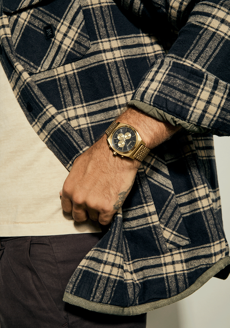 Nixon Nixon Time Teller Chrono | Gold/Black/Gold