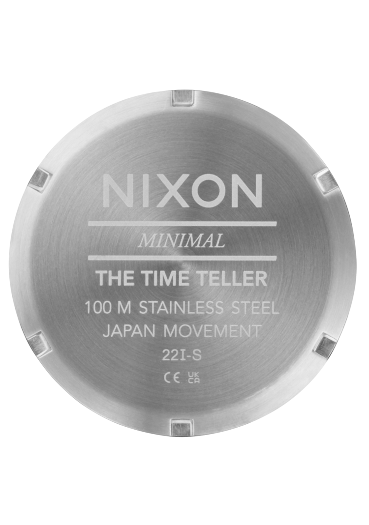 Nixon Nixon Time Teller | Silver/Mandarin