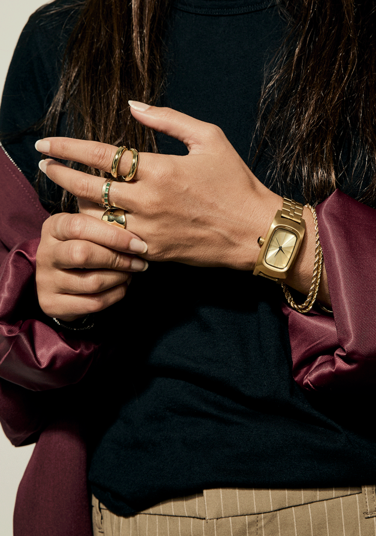 Nixon Nixon Frankie | Sand Drift/Gold/Gold