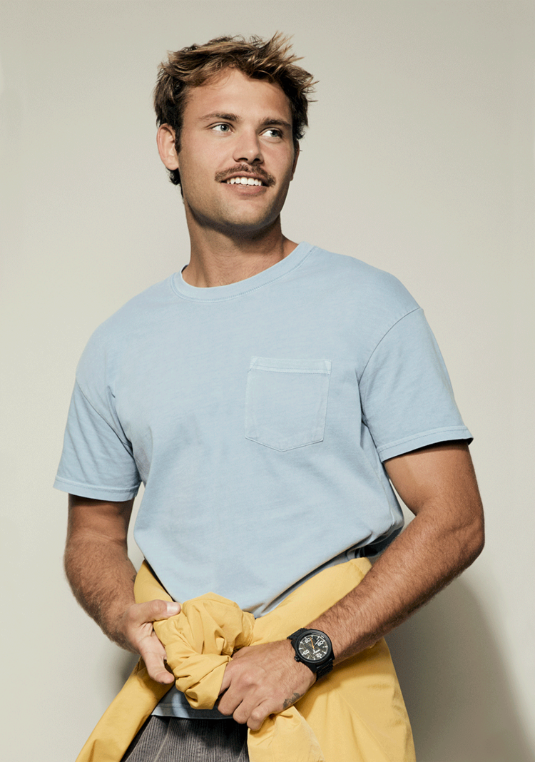 Nixon Nixon Corporal Stainless Steel | Super Black/Black Top