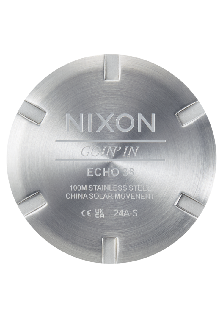Nixon Nixon Echo 38 | Silver/Cloud Dancer