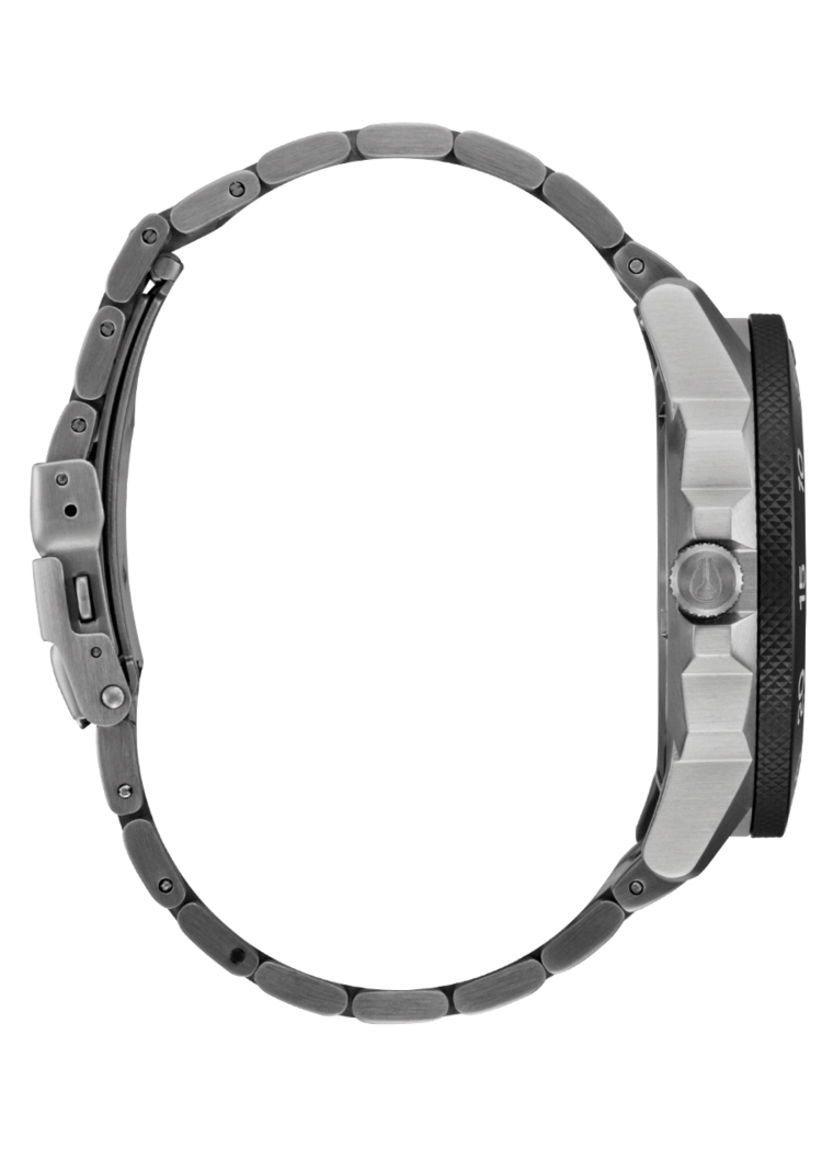 Nixon Nixon Smyth 44 | Silver/Tunnel Black Ombre