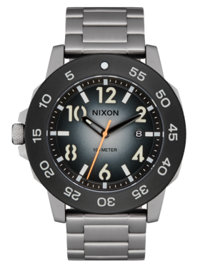 Nixon Nixon Smyth 44 | Silver/Tunnel Black Ombre