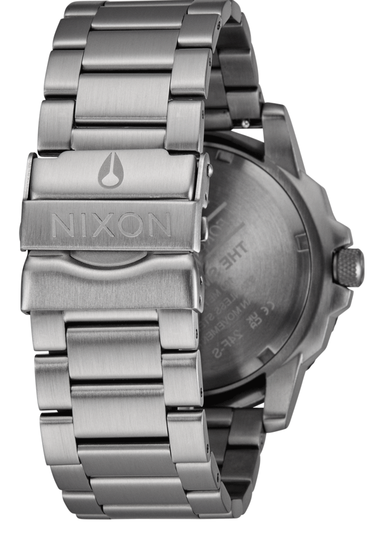 Nixon Nixon Smyth 44 | Silver/Tunnel Black Ombre