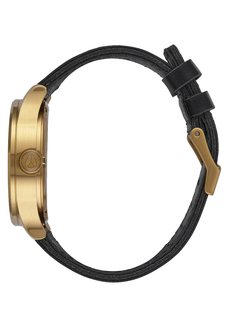 Nixon Nixon Sentry Leather | Gold/Black