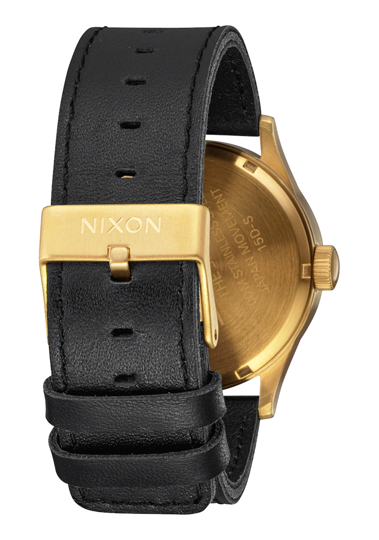 Nixon Nixon Sentry Leather | Gold/Black