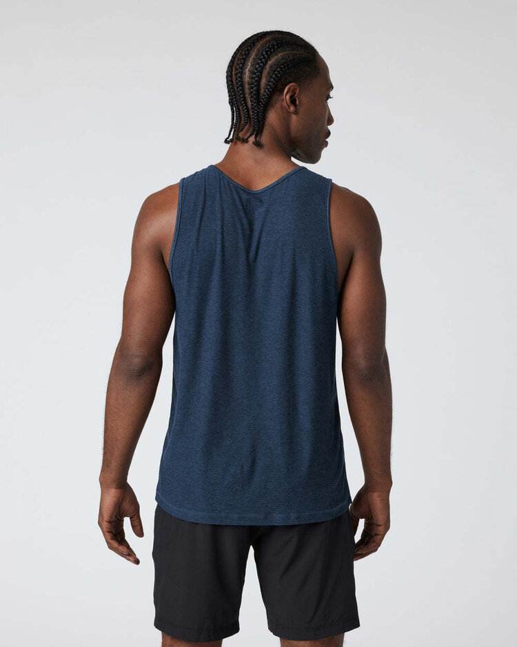 Vuori Vuori Strato Tech Tank (Mens) | Navy Heather