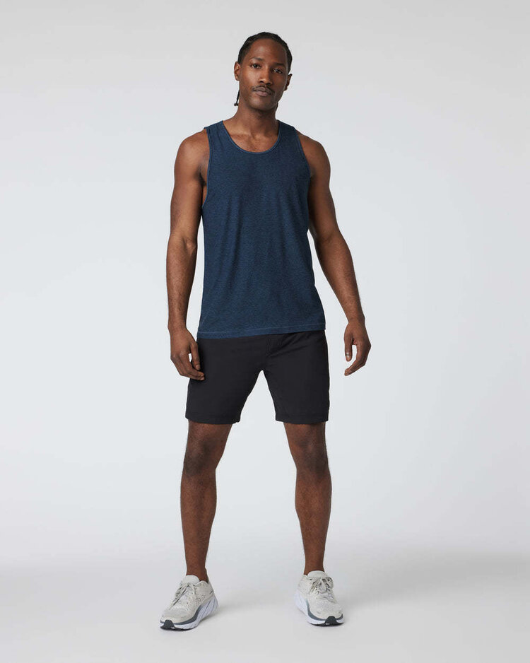 Vuori Vuori Strato Tech Tank (Mens) | Navy Heather