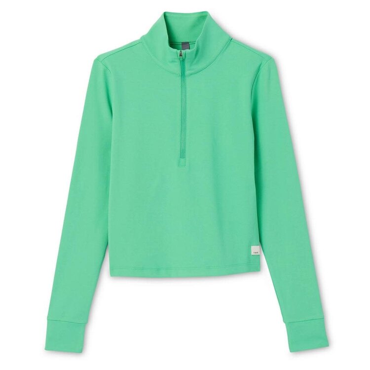 Vuori Vuori Studio Half Zip (Womens) | Light Bergamot