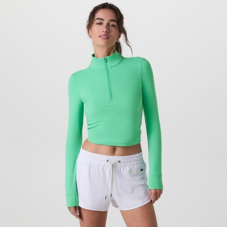 Vuori Vuori Studio Half Zip (Womens) | Light Bergamot