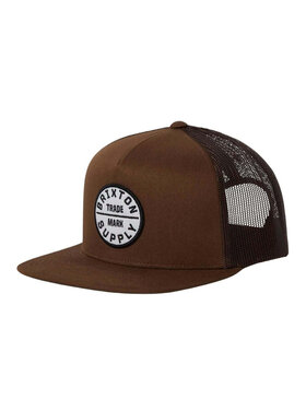 Brixton Brixton Oath Mp Trucker Hat (Mens) | Pinecone Brown/Pinecone Brown