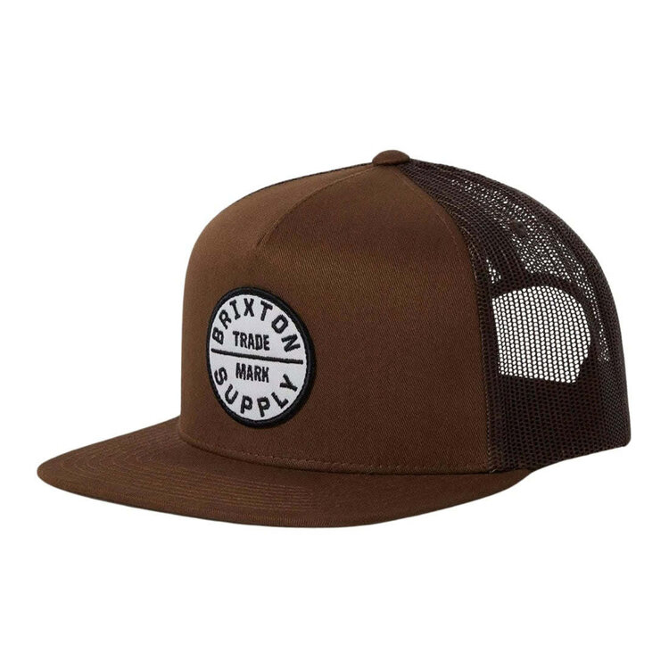 Brixton Brixton Oath Mp Trucker Hat (Mens) | Pinecone Brown/Pinecone Brown