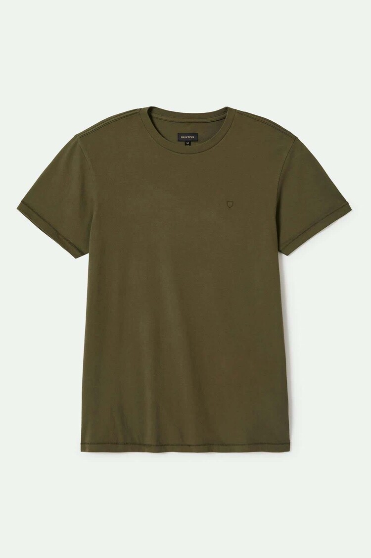 Brixton Brixton Vintage Reserve S/S Tee (Mens) | Ivy Green Sol Wash