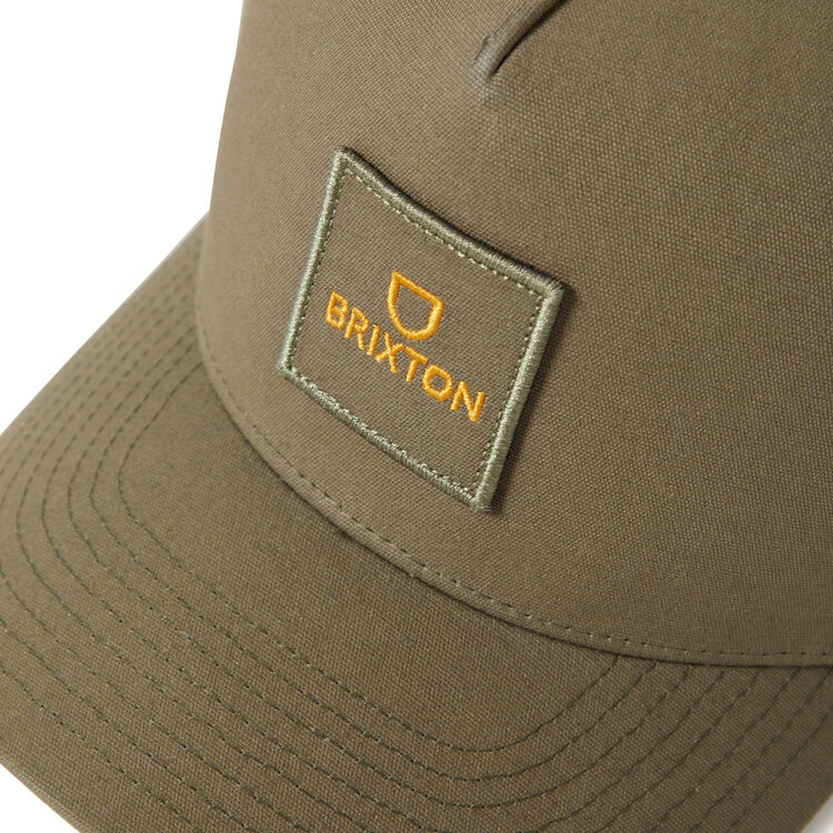 Brixton Brixton Alpha Block X C Mp Mesh Cap (Mens) | Ivy Green/Sand