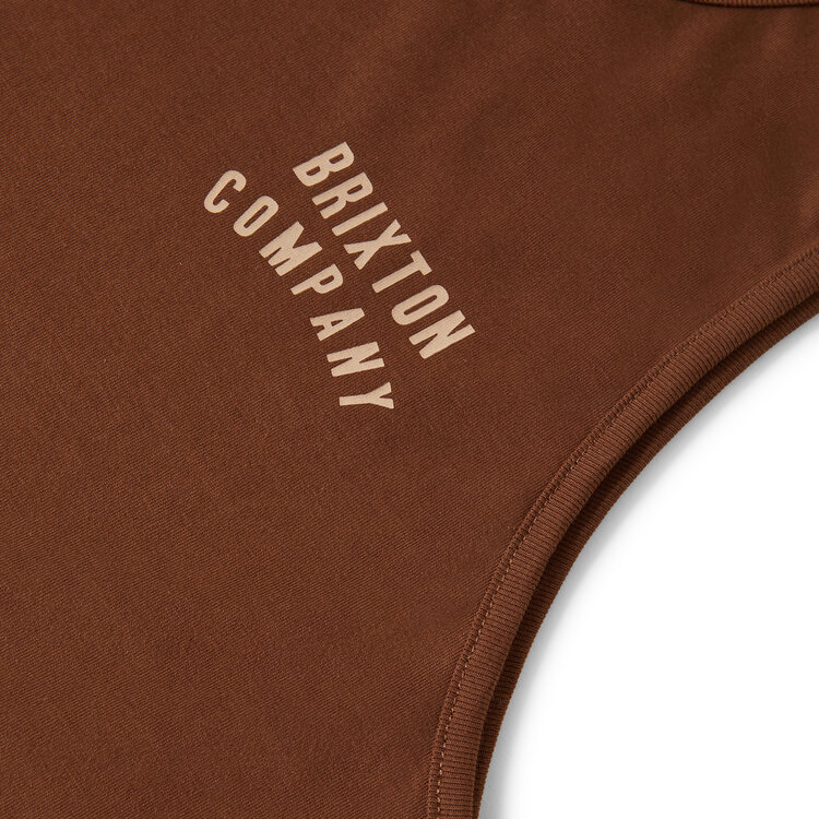 Brixton Brixton Woodburn Tank Top (Mens) | Pinecone Brown/Hazelnut