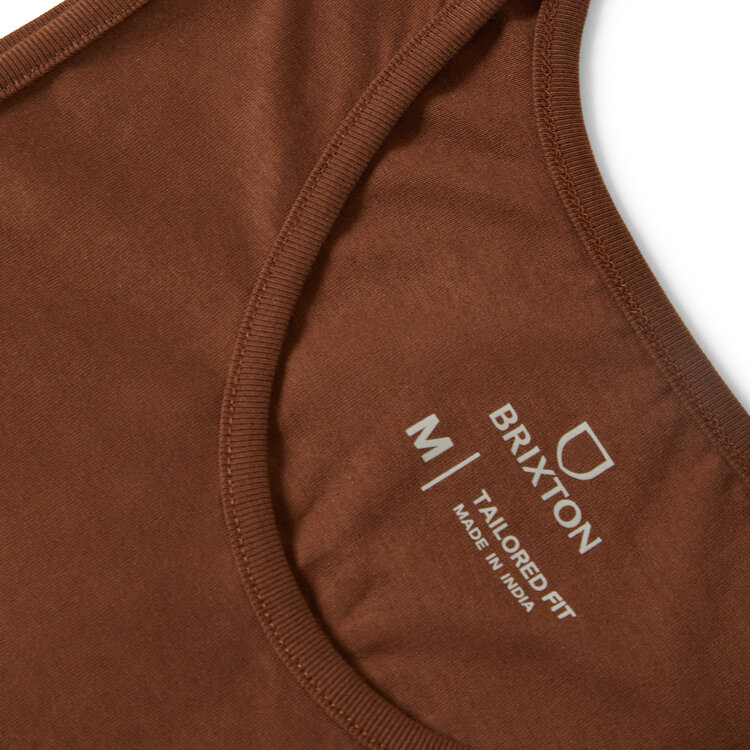 Brixton Brixton Woodburn Tank Top (Mens) | Pinecone Brown/Hazelnut
