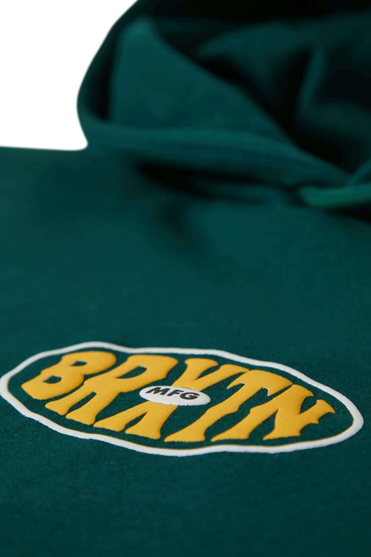 Brixton Brixton Largo Hoodie (Mens) | Deep Emerald