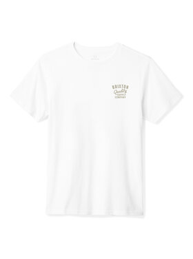 Brixton Brixton Hubal S/S Tlrt (Mens) | White/Sand