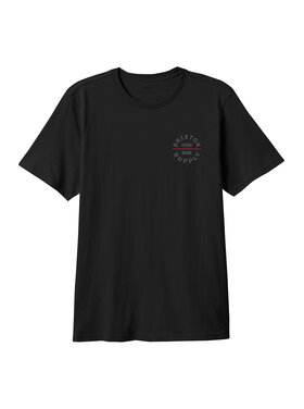 Brixton Brixton Oath V S/S Stt (Mens) | Black/Charcoal/Dark Red