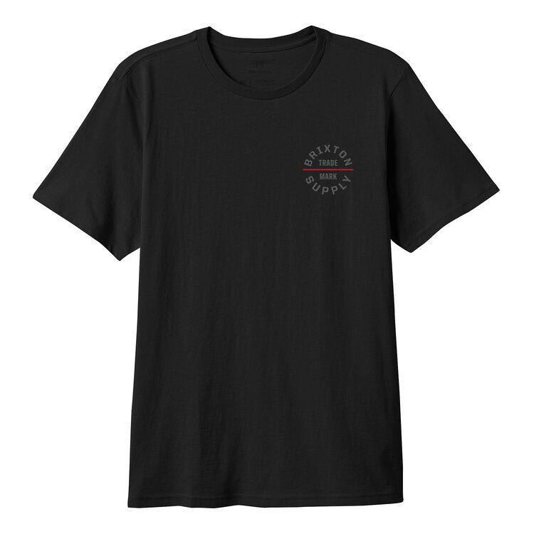 Brixton Brixton Oath V S/S Stt (Mens) | Black/Charcoal/Dark Red