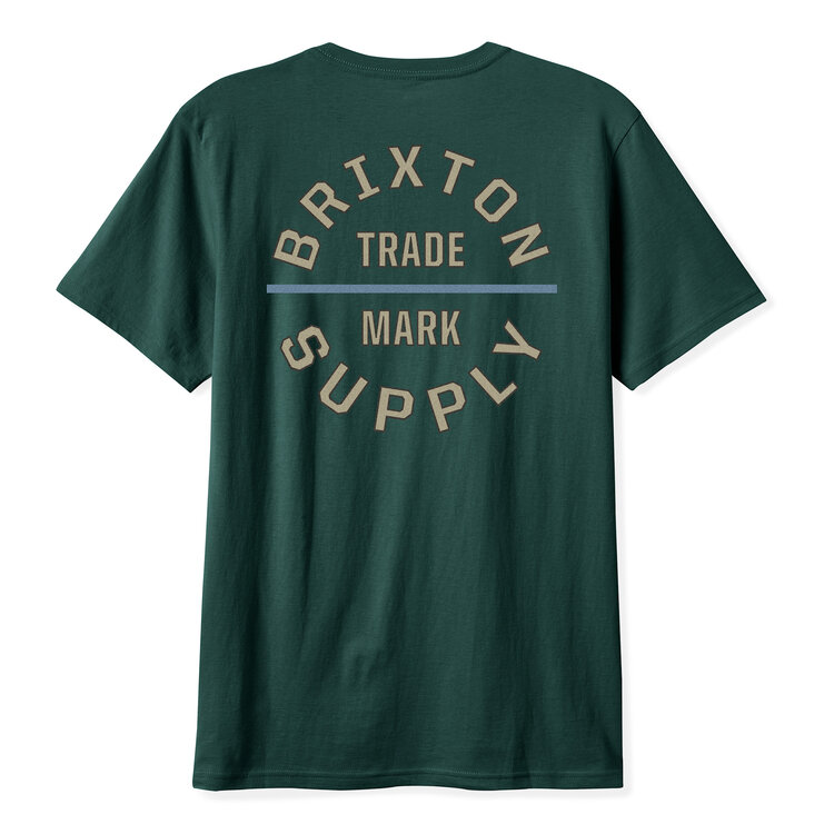 Brixton Brixton Oath V S/S Stt (Mens) | Deep Emerald/Sand/Slate