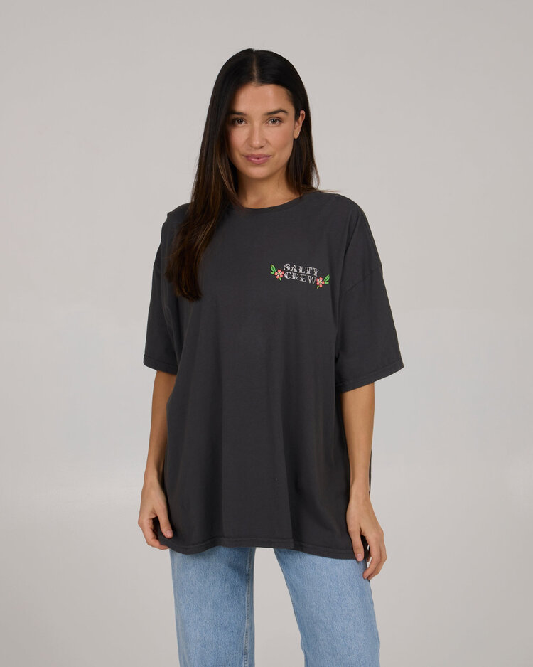 Salty Crew Salty Crew Hopper Cover Up Tee (Womens) | Charcoal