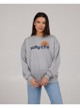 Salty Crew Salty Crew Fun In The Sun Crew (Womens) | Athletic Heather
