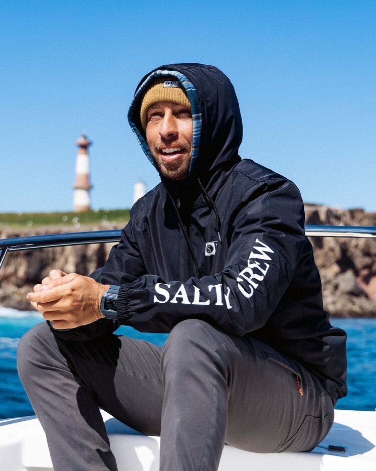 Salty Crew Salty Crew Surface Windbreaker (Mens) | Black