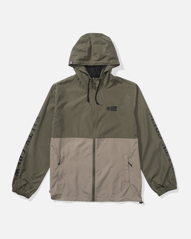 Salty Crew Salty Crew Surface Windbreaker (Mens) | Olive