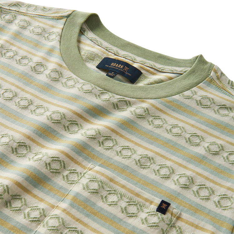 Roark Roark Journey Jacquard Crew (Mens) | Seafoam