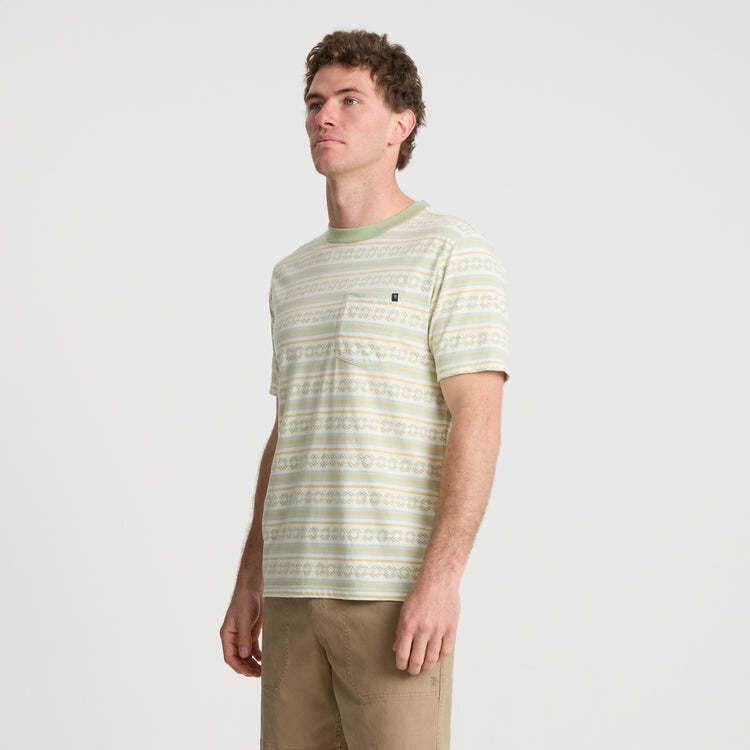 Roark Roark Journey Jacquard Crew (Mens) | Seafoam