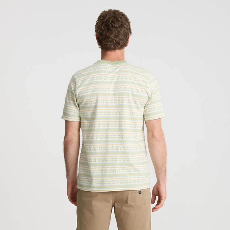 Roark Roark Journey Jacquard Crew (Mens) | Seafoam