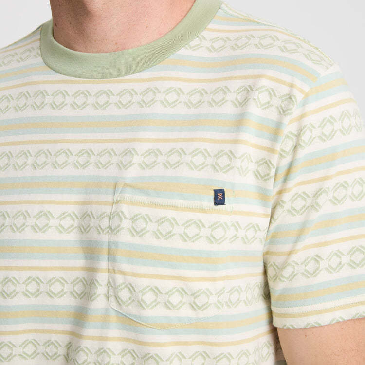 Roark Roark Journey Jacquard Crew (Mens) | Seafoam