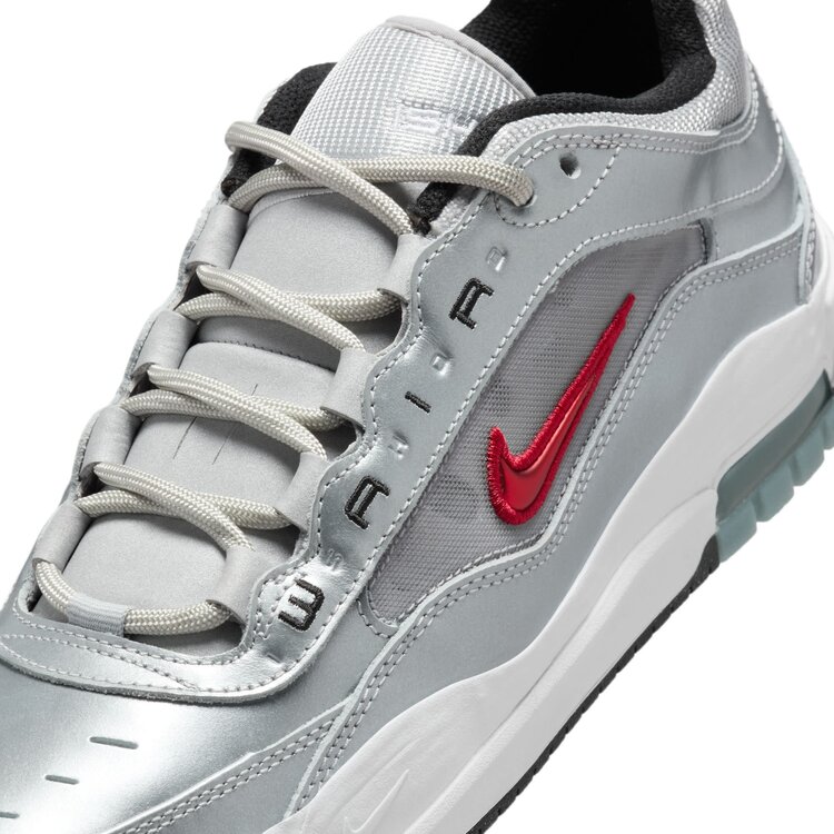 Nike SB Nike Air Max Ishod Premium (Mens) | Metallic Silver/Varsity Red