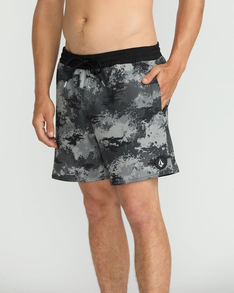 Volcom Volcom Lido Print Trunk 16 (Mens) | Black