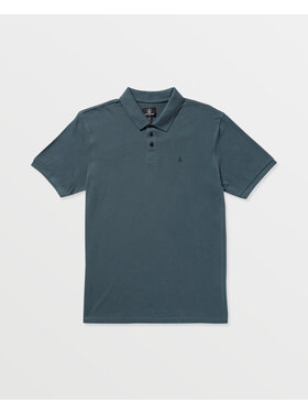 Volcom Volcom Sitestone Polo Ss (Mens) | Dark Slate
