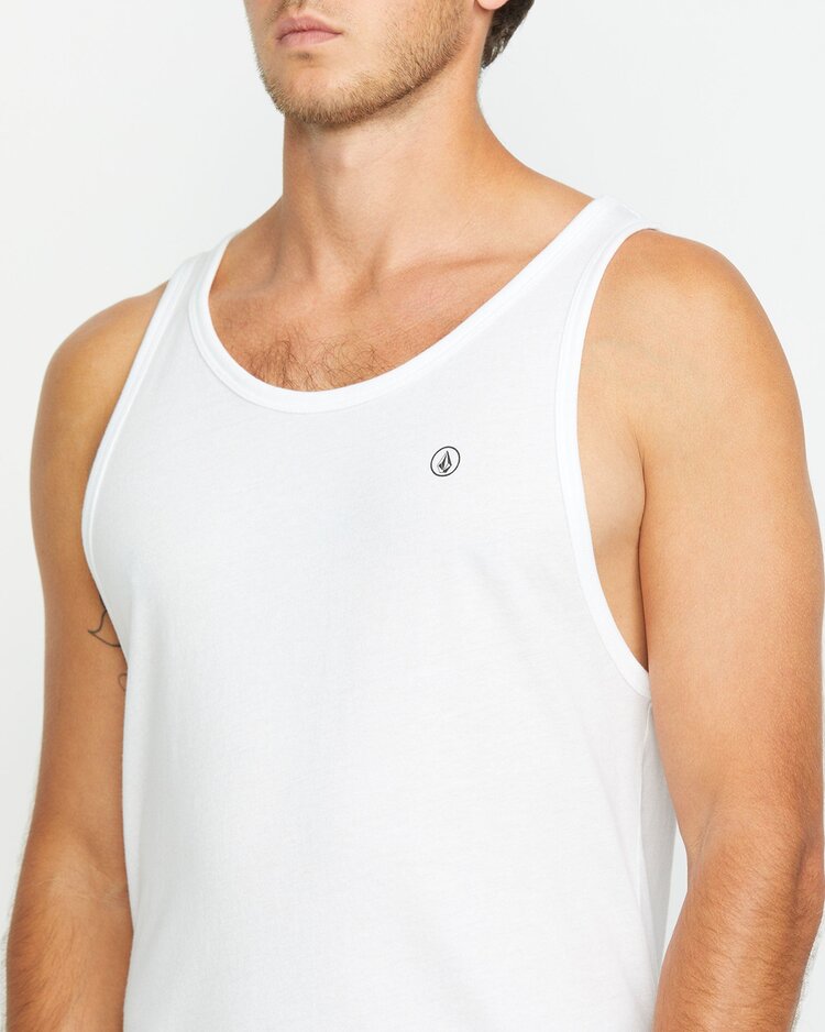 Volcom Volcom Solid Heather Tank (Mens) | White