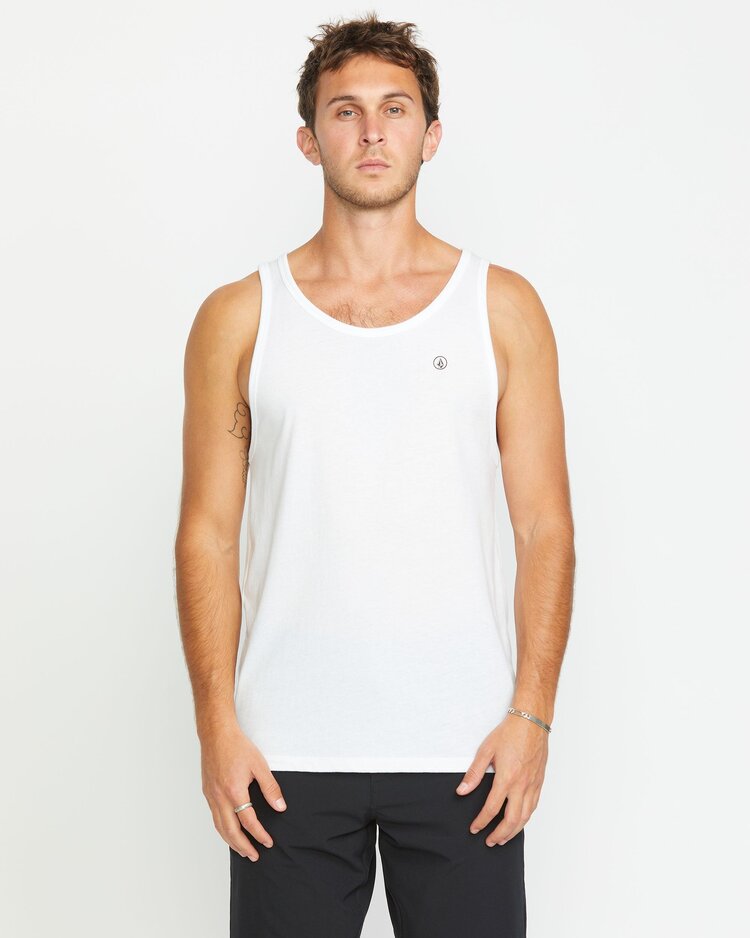 Volcom Volcom Solid Heather Tank (Mens) | White