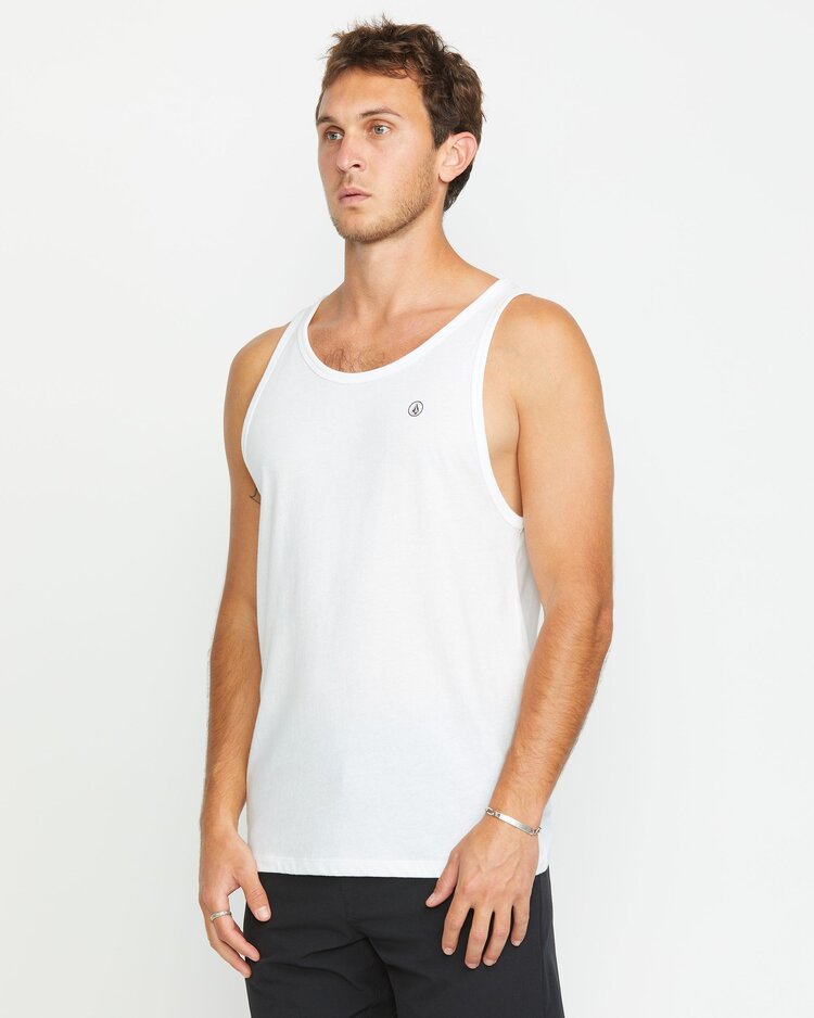 Volcom Volcom Solid Heather Tank (Mens) | White