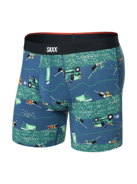 SAXX Saxx Vibe Xtra Soft Comfort Boxer Brief Fly | Buzzcut-Dark Denim