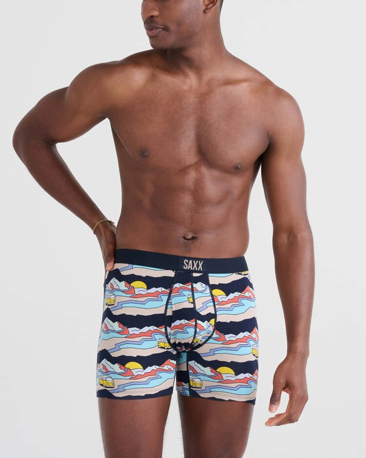 SAXX Saxx Ultra Super Soft Boxer Brief Fly | Cabin Fever- Multi