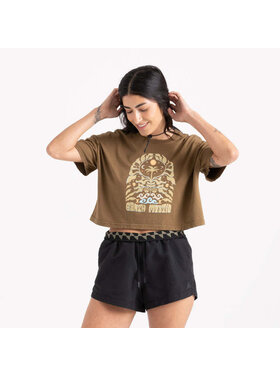 Roark Roark Earth Mystic Cropped Boxy  (Womens) | Woodland