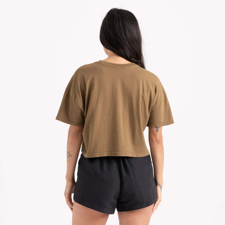 Roark Roark Earth Mystic Cropped Boxy  (Womens) | Woodland