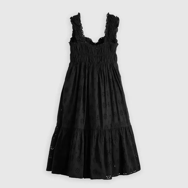Levis Levis Amaya Tiered Maxi Dress (Womens) | Anthracite Night