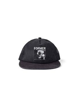 Former Former War Poodle Trucker Cap (Mens) | Black