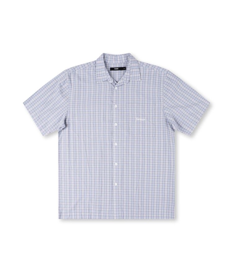 Former Former Manners Check Ss Shirt (Mens) | Blue