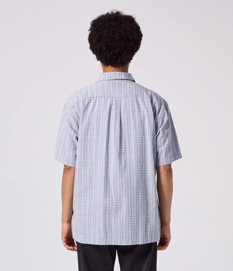 Former Former Manners Check Ss Shirt (Mens) | Blue