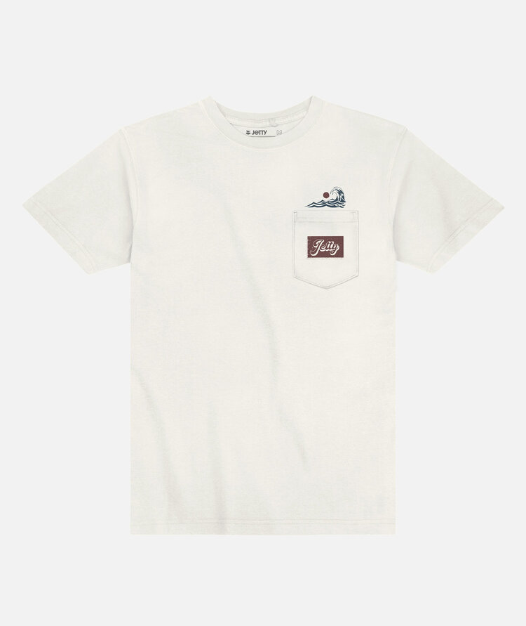 Jetty Jetty Fresh Catch Pocket Tee (Mens) | White