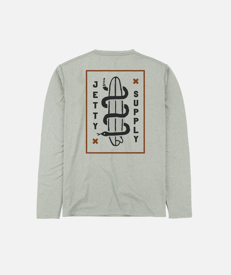 Jetty Jetty Hydra Performance Long Sleeve (Mens) | Sage Green